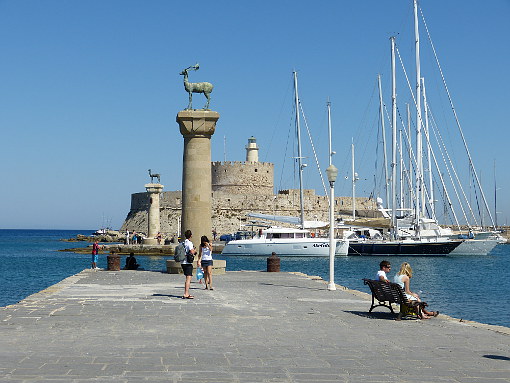 Rhodos-Stadt - Mandraki-Hafen