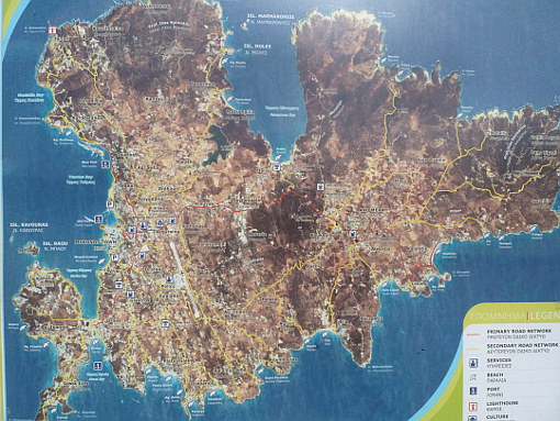 Mykonos Karte