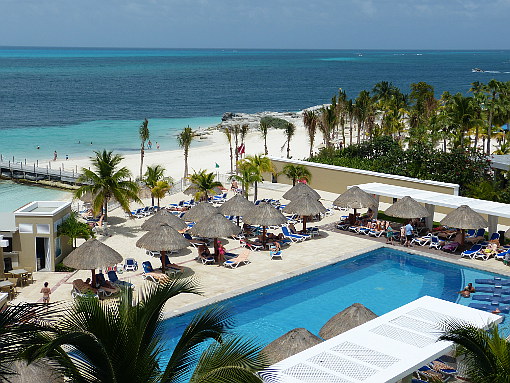 Hotel Riu Caribe - Zimmer 414 - Meeresblick